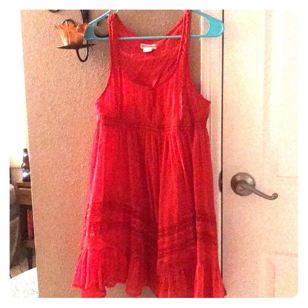 Billabong red Orange sundress - size s